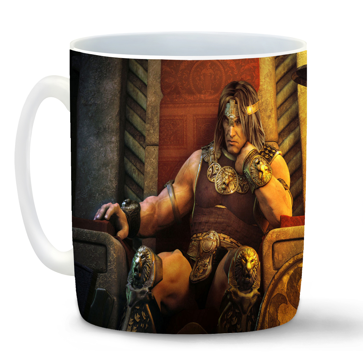 

Кружка CoolPodarok age of conan hyborian adventures На троне