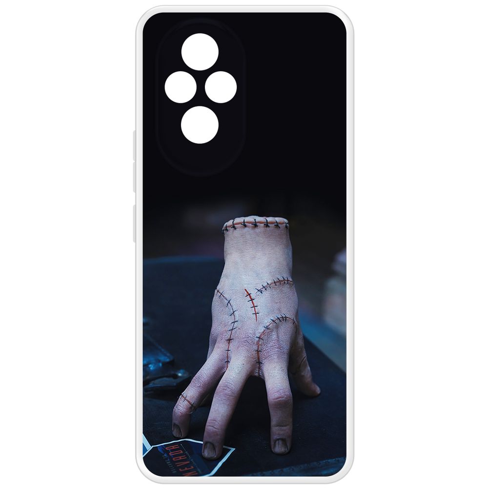 

Чехол-накладка Krutoff Clear Case Уэнсдей Аддамс - Вещь для Honor 200, Прозрачный