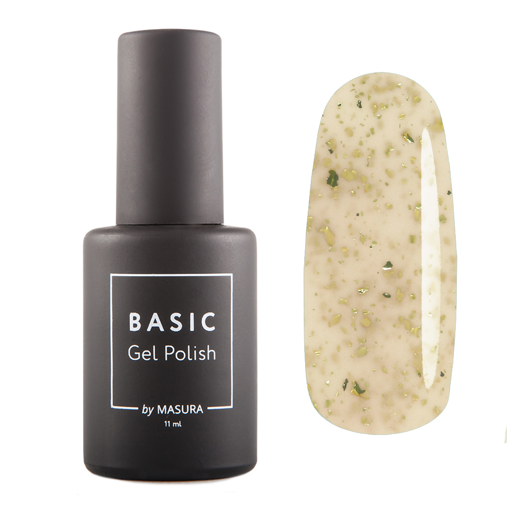 

Гель-лак Masura/BASIC Сливочные Искорки, 11 мл, Бежевый