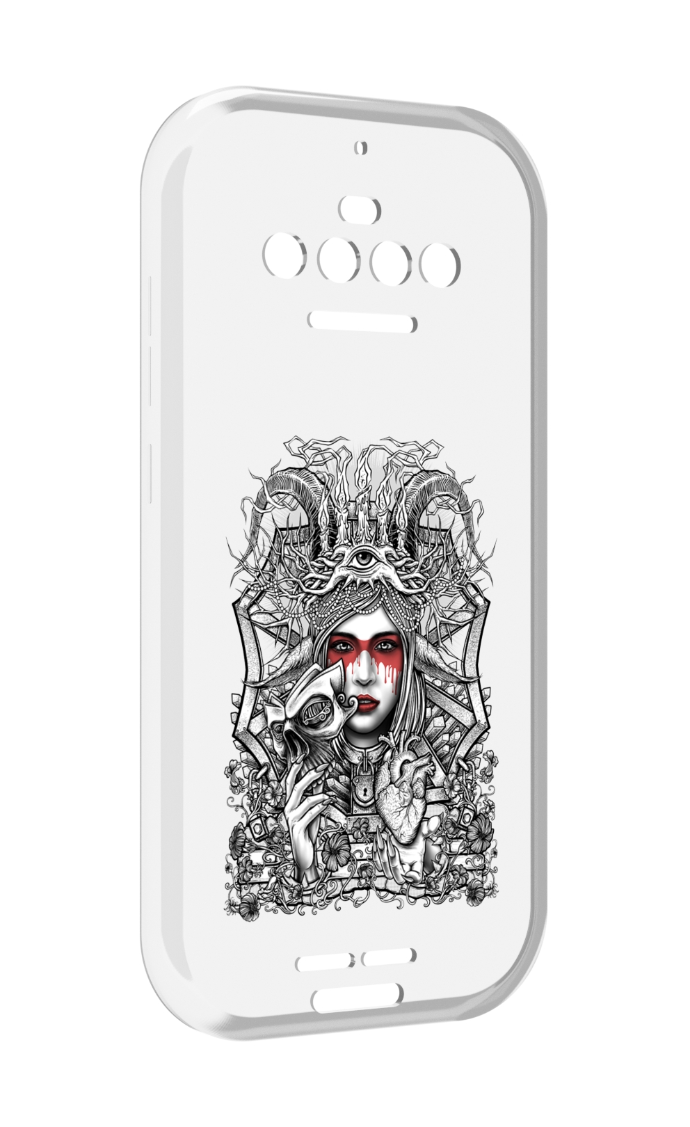 

Чехол MyPads грусная девушка для Oukitel F150 R2022, Прозрачный, Tocco