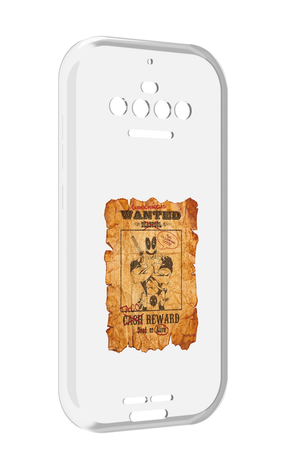 

Чехол MyPads дедпул для Oukitel F150 R2022, Прозрачный, Tocco