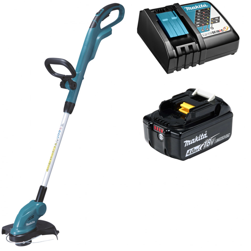 

Триммер аккумуляторный Makita DUR181RM 18В 1х4Ач, з/у, DUR181RM