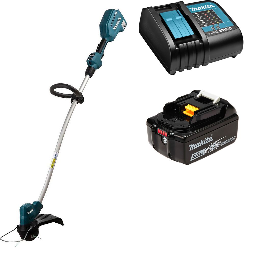 

Триммер аккумуляторный Makita DUR189ST 18В 1х5Ач, з/у, DUR189ST