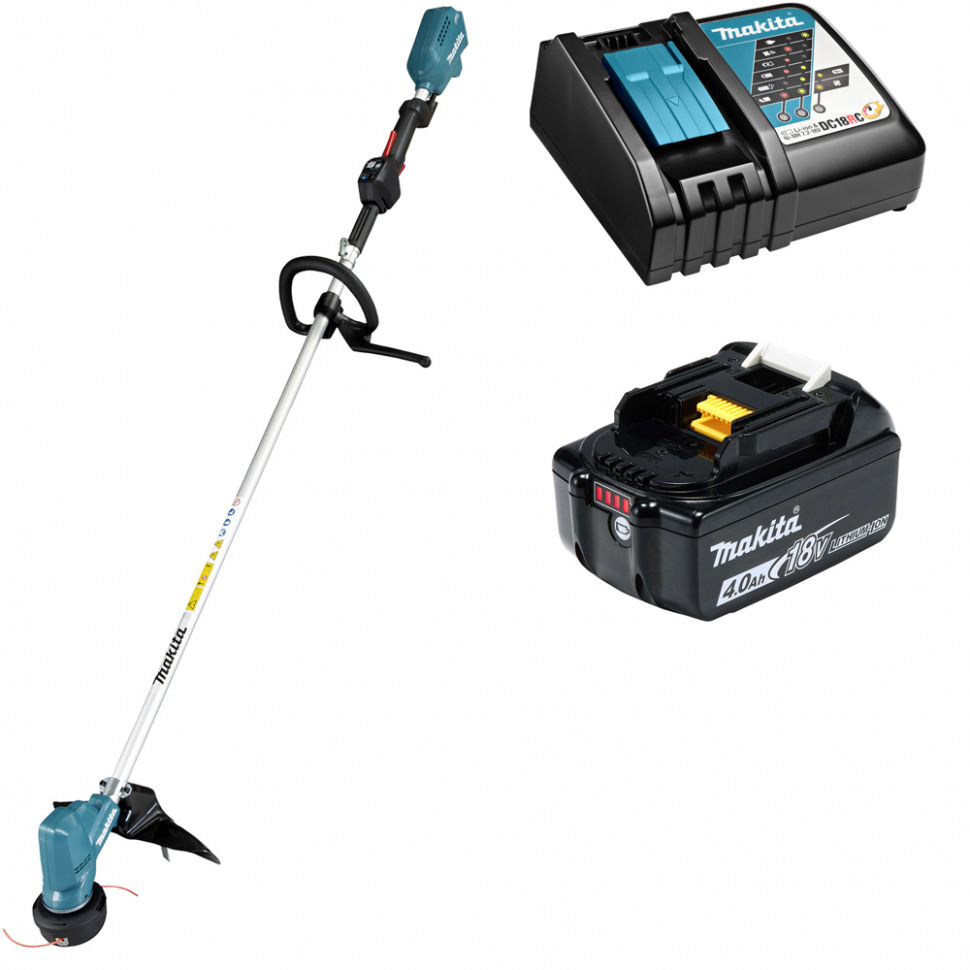 

Триммер аккумуляторный Makita DUR190LX3RM 18В 1х4Ач, з/у, DUR190LX3RM