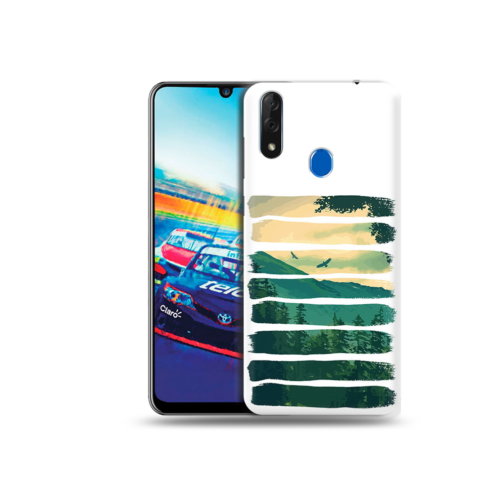 Чехол MyPads Tocco для ZTE Blade V10 Лесная чаща (PT136503.455.107)