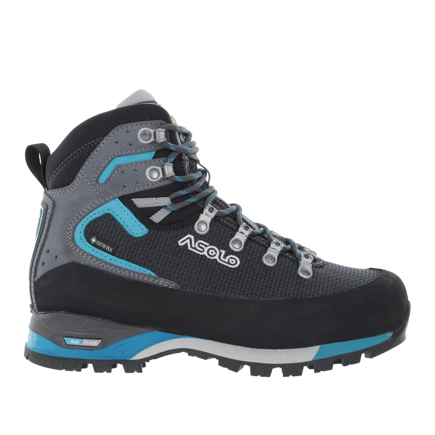 

Ботинки Asolo Corax Gv Ml, black/peacock blue, 6 UK, Синий;черный, Corax Gv Ml