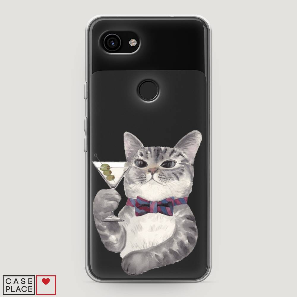 

Силиконовый чехол "Кот джентльмен" на Google Pixel 3a, Кот джентльмен