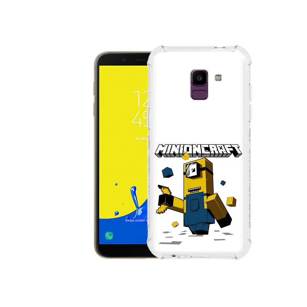 

Чехол MyPads Tocco для Samsung Galaxy J6 (2018) миньон, Прозрачный, Tocco