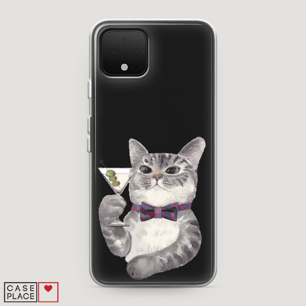 

Силиконовый чехол "Кот джентльмен" на Google Pixel 4, Кот джентльмен