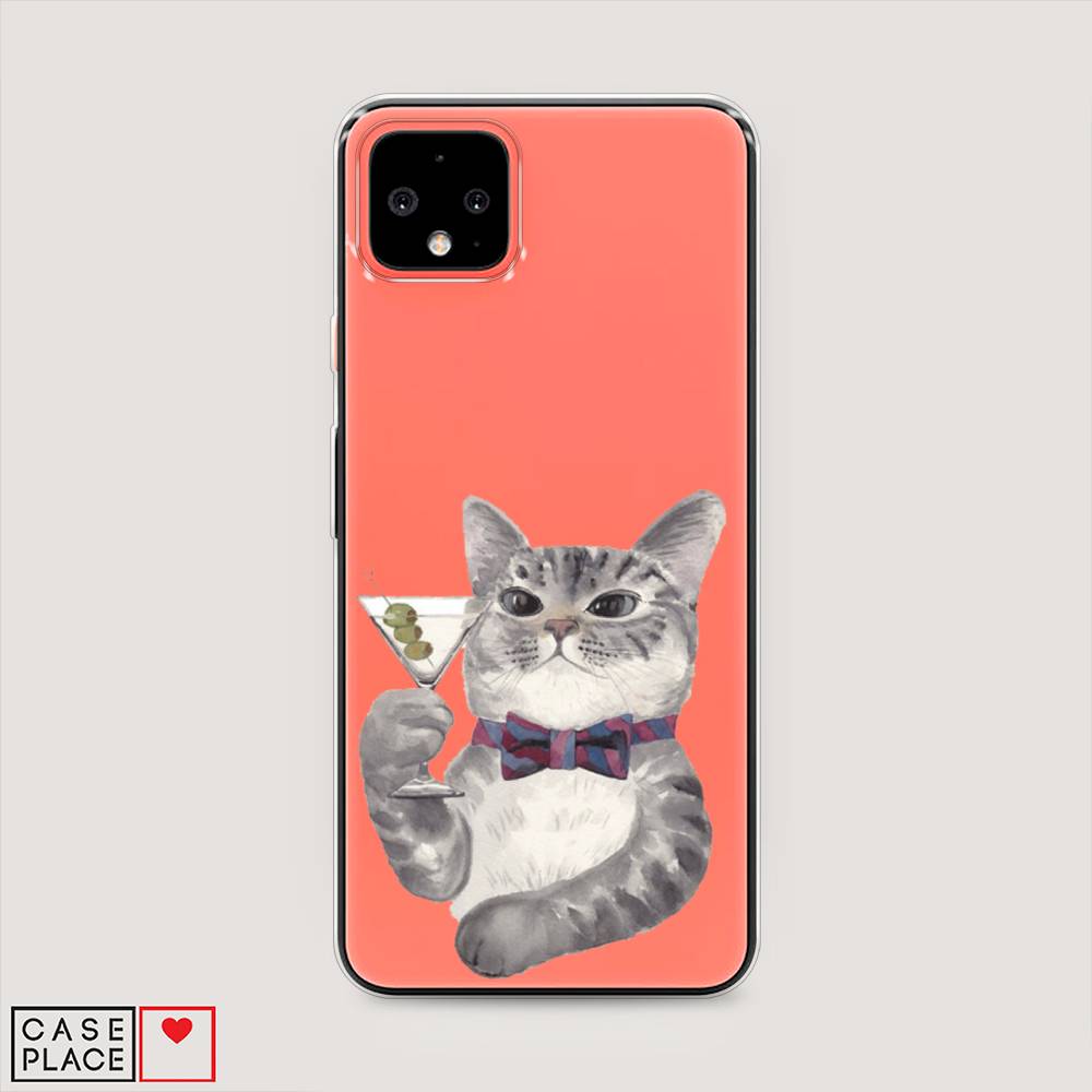 

Силиконовый чехол "Кот джентльмен" на Google Pixel 4 XL, Кот джентльмен