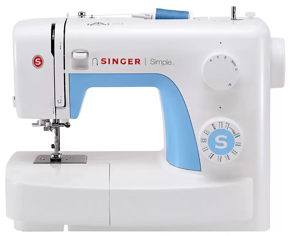 Швейная машина Singer Simple 3221 белый, голубой швейная машина singer simple 3223 green