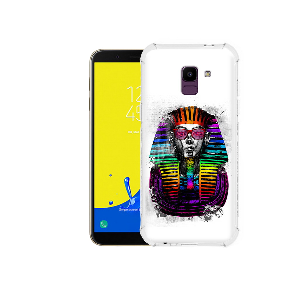 

Чехол MyPads Tocco для Samsung Galaxy J6 (2018) модная богиня, Прозрачный, Tocco