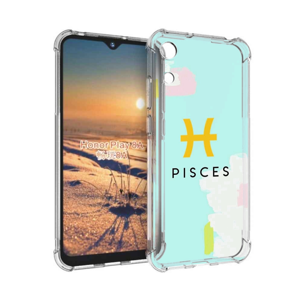 

Чехол бампер MyPads знак-зодиака-рыбы-2 для Honor 8A, Прозрачный, Tocco