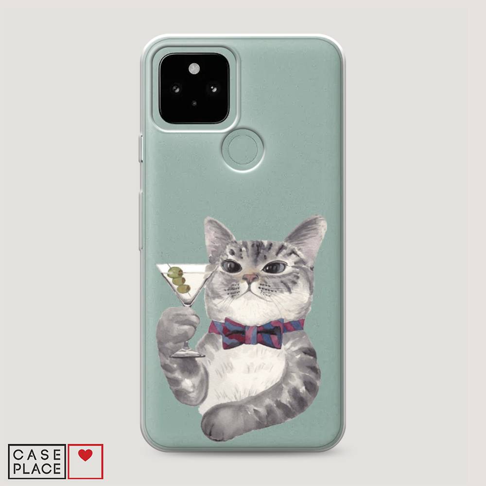 

Силиконовый чехол "Кот джентльмен" на Google Pixel 5, Кот джентльмен