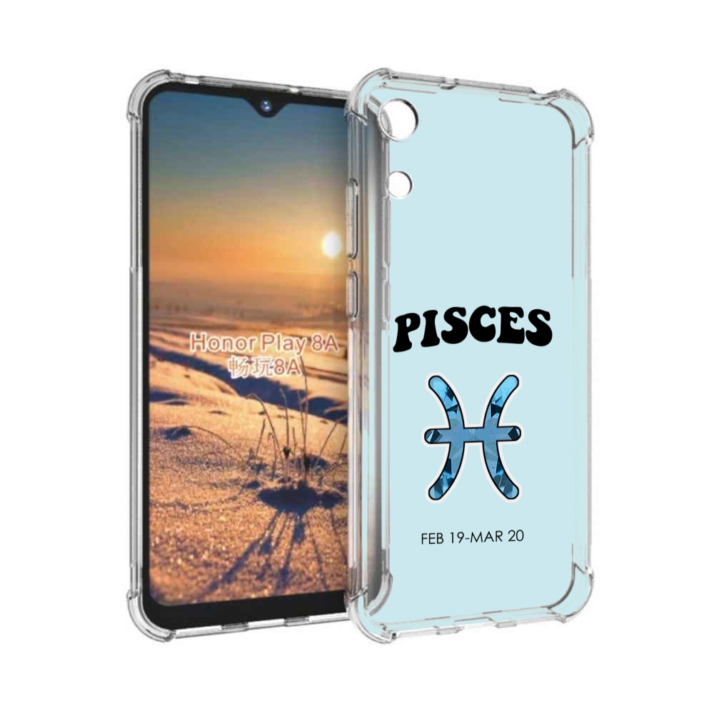 

Чехол бампер MyPads знак-зодиака-рыбы-3 для Honor 8A, Прозрачный, Tocco