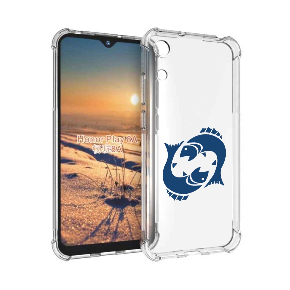 

Чехол бампер MyPads знак-зодиака-рыбы-7 для Honor 8A, Прозрачный, Tocco