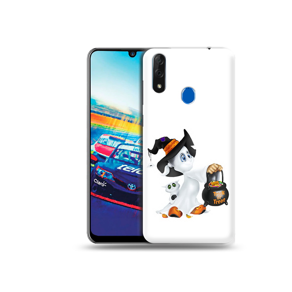Чехол MyPads Tocco для ZTE Blade V10 Маленький призрак (PT136503.455.113)