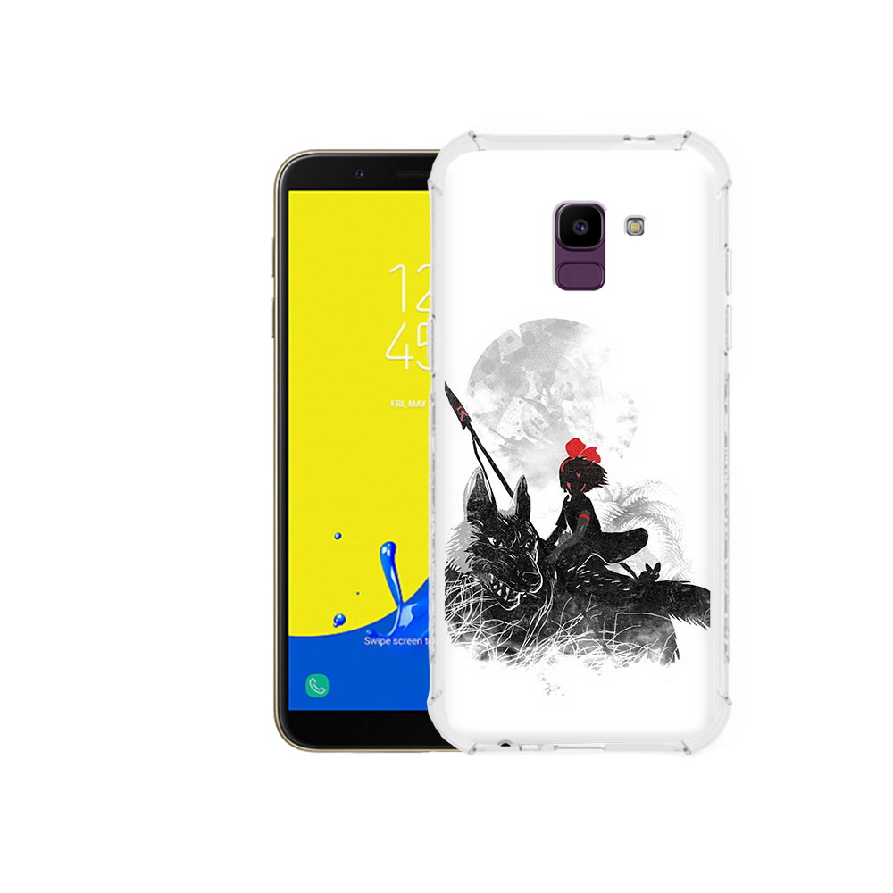 

Чехол MyPads Tocco для Samsung Galaxy J6 (2018) мононоке, Прозрачный, Tocco