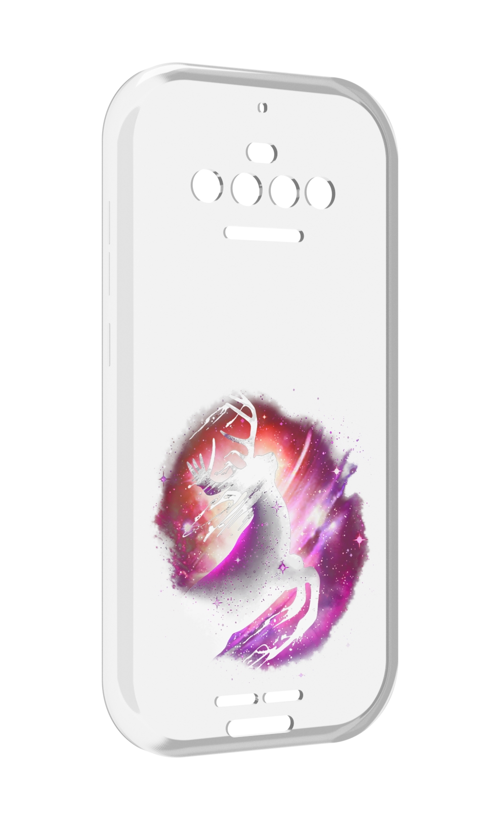 

Чехол MyPads звездный олень для Oukitel F150 R2022, Прозрачный, Tocco