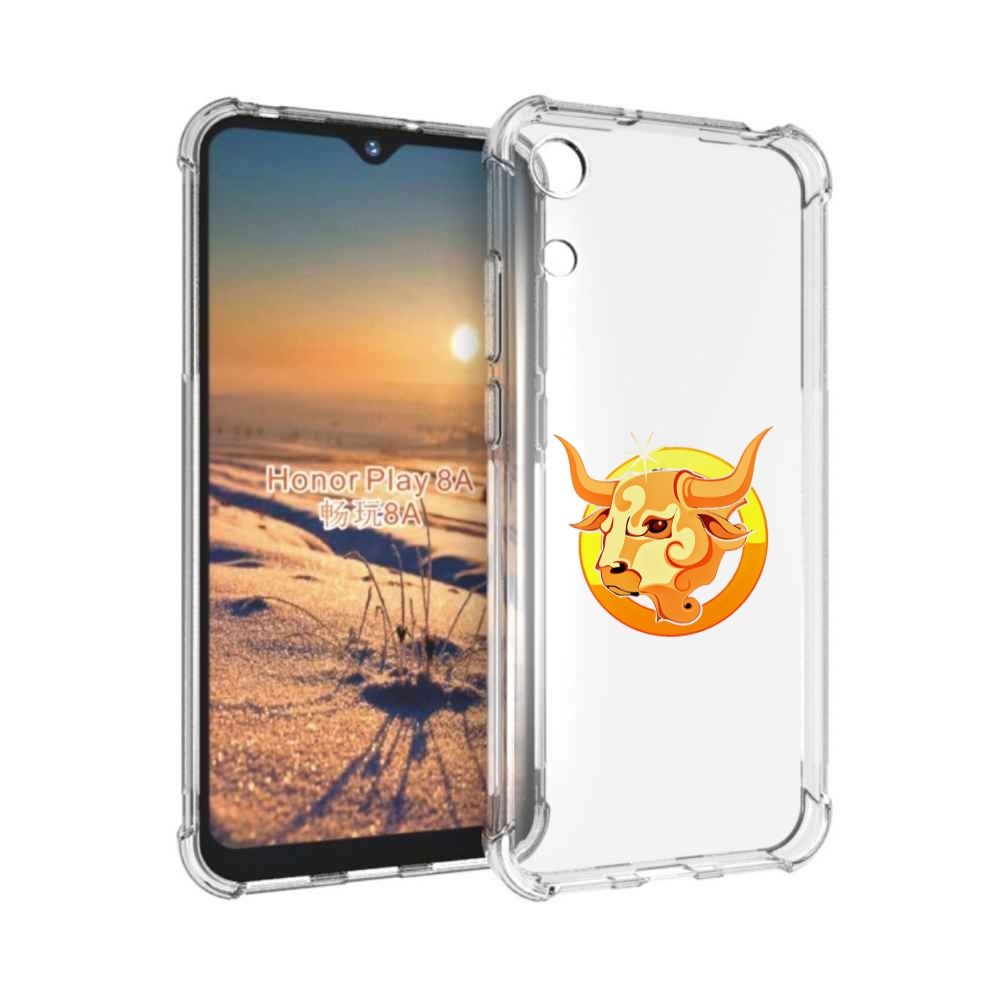

Чехол бампер MyPads знак-зодиака-телец-6 для Honor 8A, Прозрачный, Tocco
