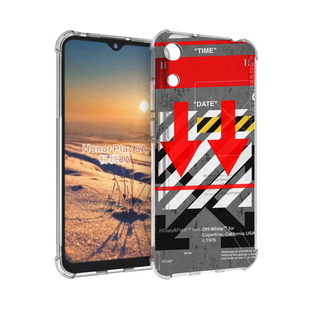 

Чехол бампер MyPads знаки-логотипы для Honor 8A, Прозрачный, Tocco