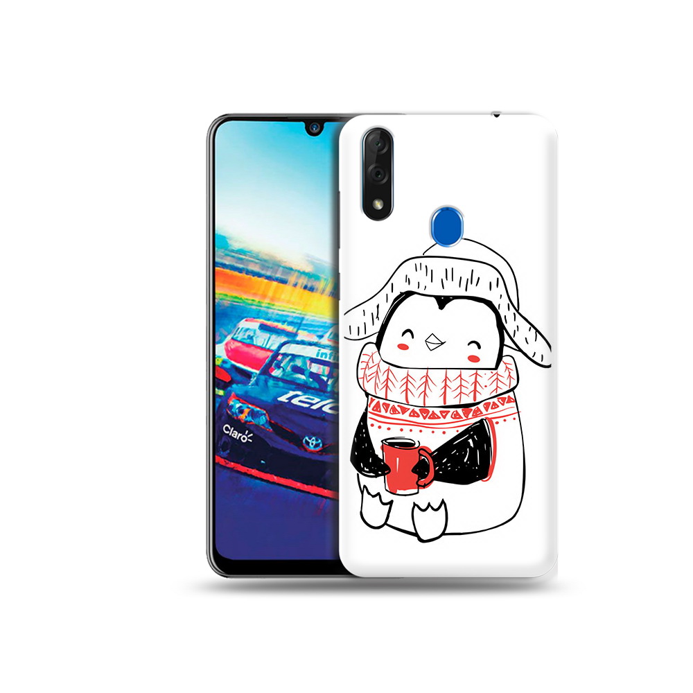 

Чехол MyPads Tocco для ZTE Blade V10 Милый пингвин (PT136503.455.115), Прозрачный, Tocco