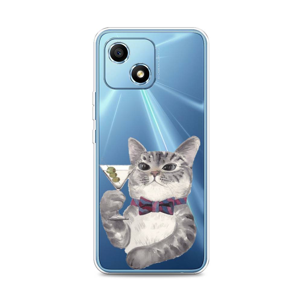 

Силиконовый чехол "Кот джентльмен" на Honor Play 30, Кот джентльмен
