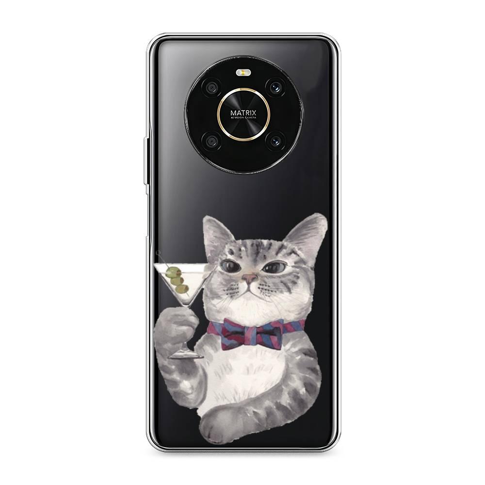 

Силиконовый чехол "Кот джентльмен" на Honor X9, Кот джентльмен
