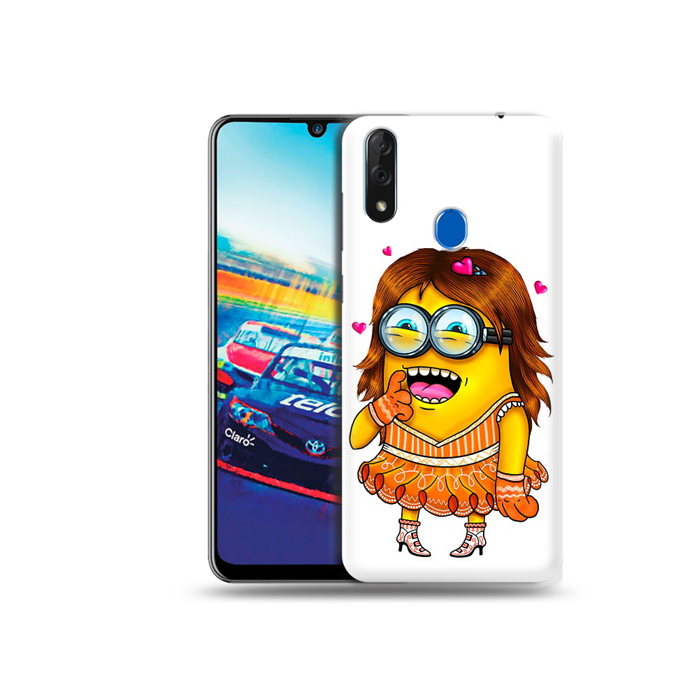 

Чехол MyPads Tocco для ZTE Blade V10 Миньон девочка (PT136503.455.116), Прозрачный, Tocco