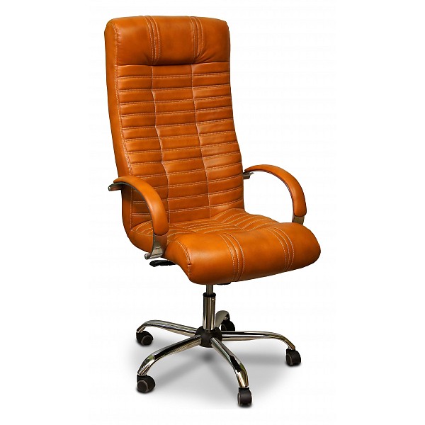 фото Кресло для руководителя креслов атлант рыже-коричневый