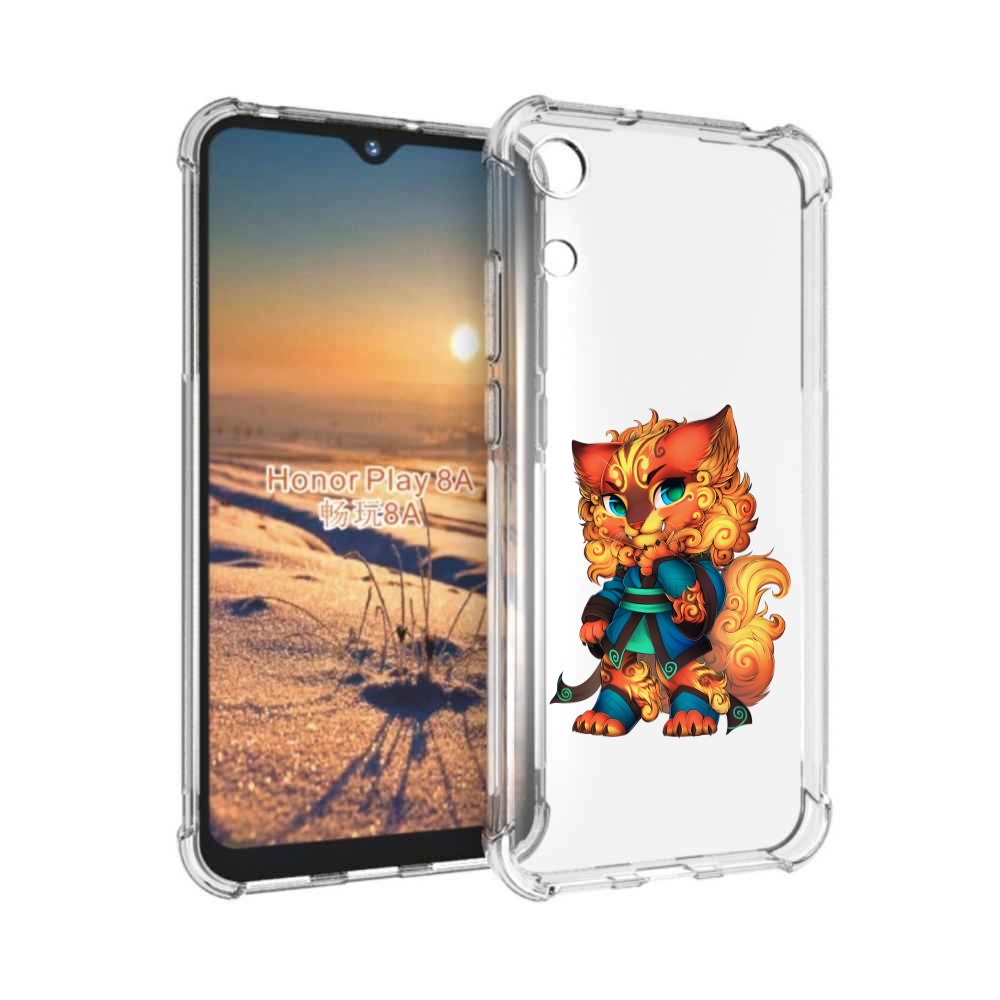 

Чехол бампер MyPads золотой-кот для Honor 8A., Прозрачный, Tocco