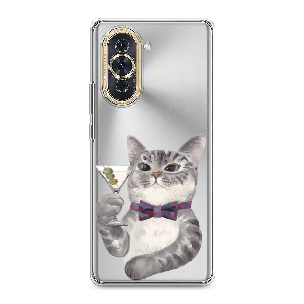 

Силиконовый чехол "Кот джентльмен" на Huawei Nova 10, Кот джентльмен