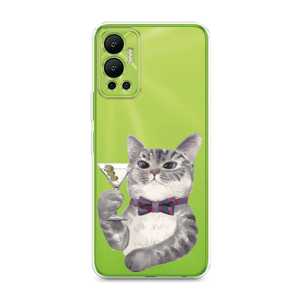 

Силиконовый чехол "Кот джентльмен" на Infinix Hot 12, Кот джентльмен