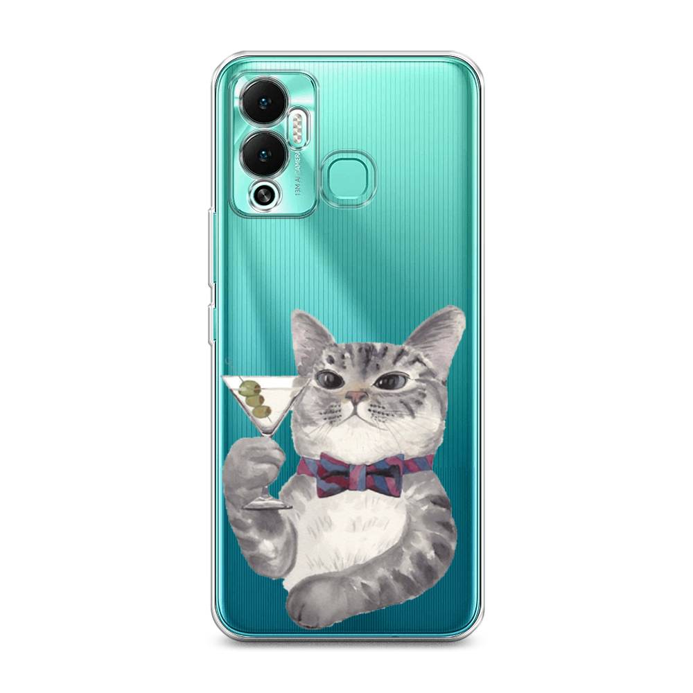 

Силиконовый чехол "Кот джентльмен" на Infinix Hot 12 Play, Кот джентльмен
