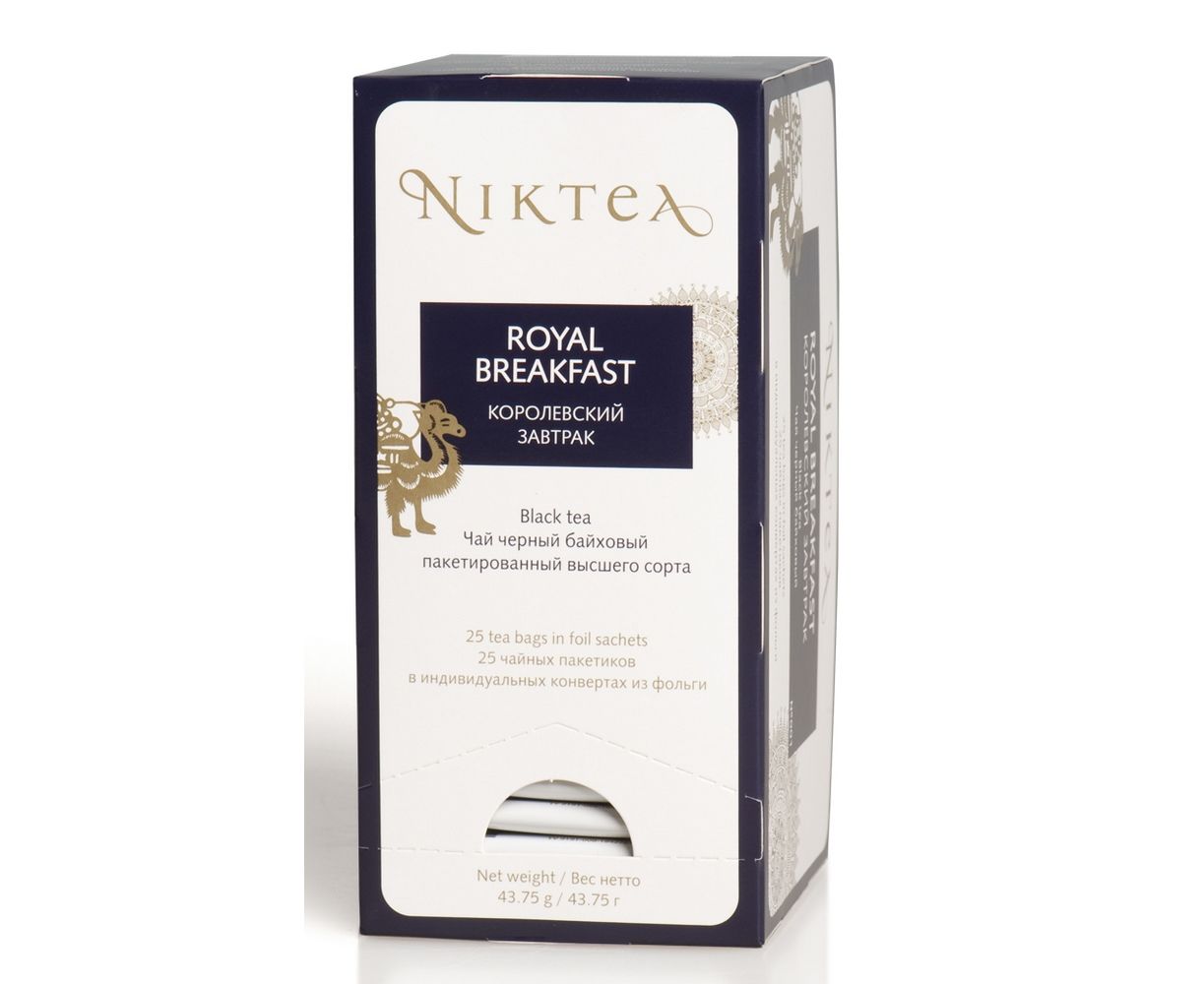 фото Чай черный niktea royal breakfast 1,75 г х 25 шт.