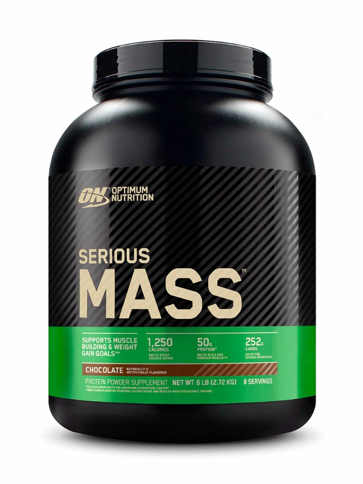 фото Гейнер optimum nutrition serious mass, 2,8 г, chocolate