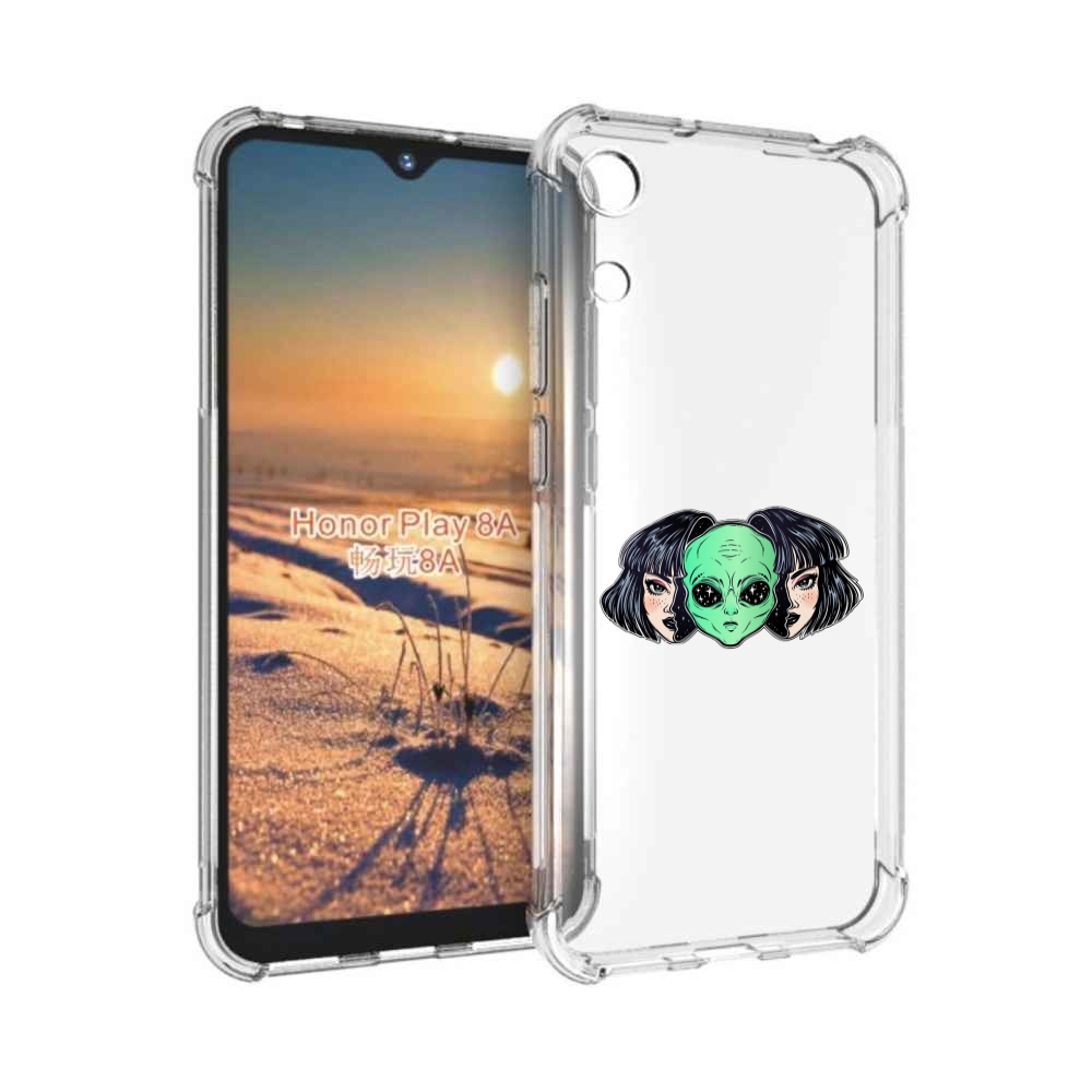 

Чехол бампер MyPads инопланетянин в девочке женский для Honor 8A, Прозрачный, Tocco