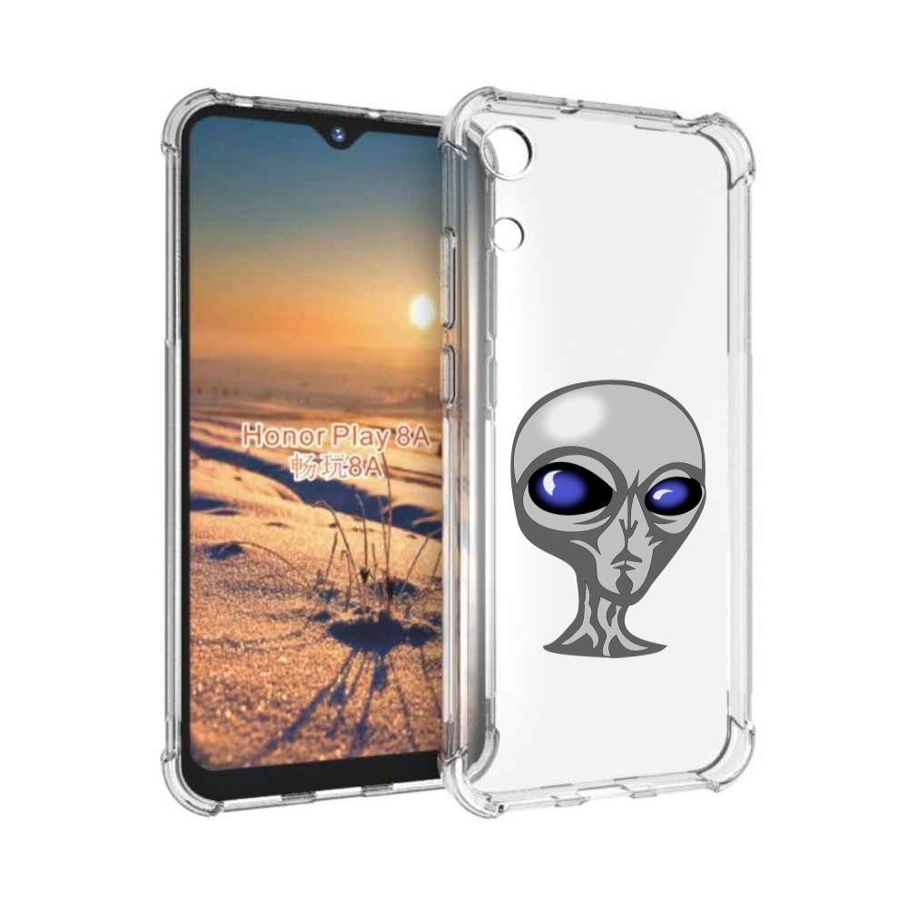 

Чехол бампер MyPads инопланетянин для Honor 8A, Прозрачный, Tocco