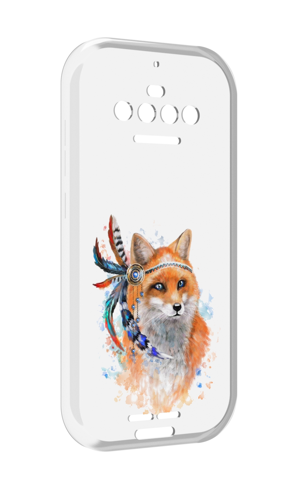 

Чехол MyPads инду лиса для Oukitel F150 R2022, Прозрачный, Tocco