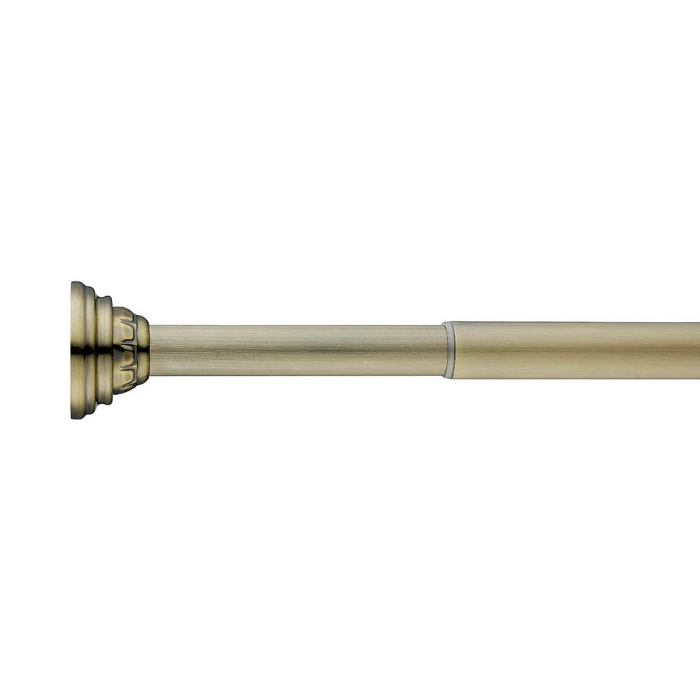фото Карниз для ванны с кольцами monterno (cs-1-bronze)