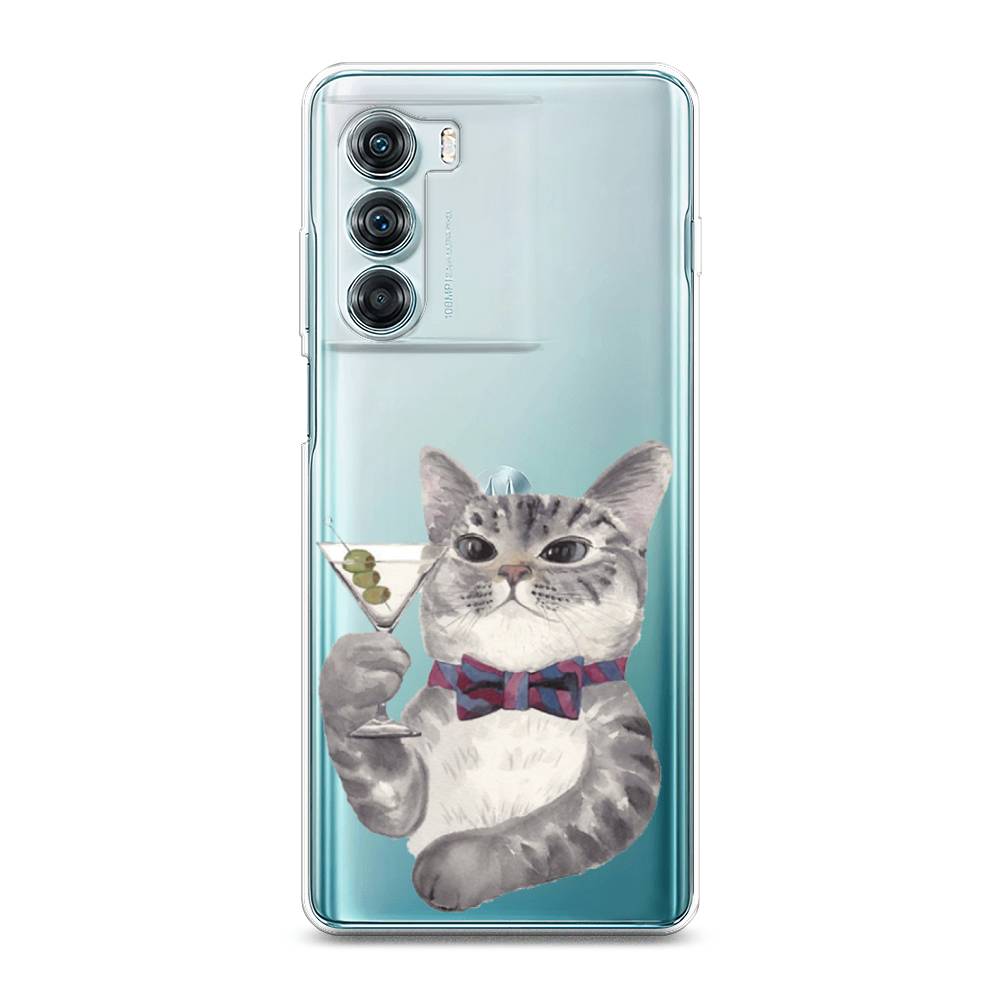 

Силиконовый чехол "Кот джентльмен" на Moto Edge S30, Кот джентльмен