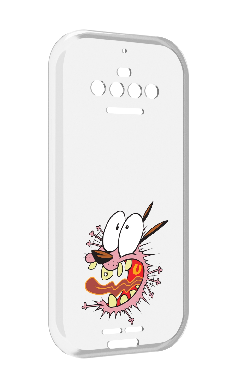

Чехол MyPads испуганный бобик для Oukitel F150 R2022, Прозрачный, Tocco