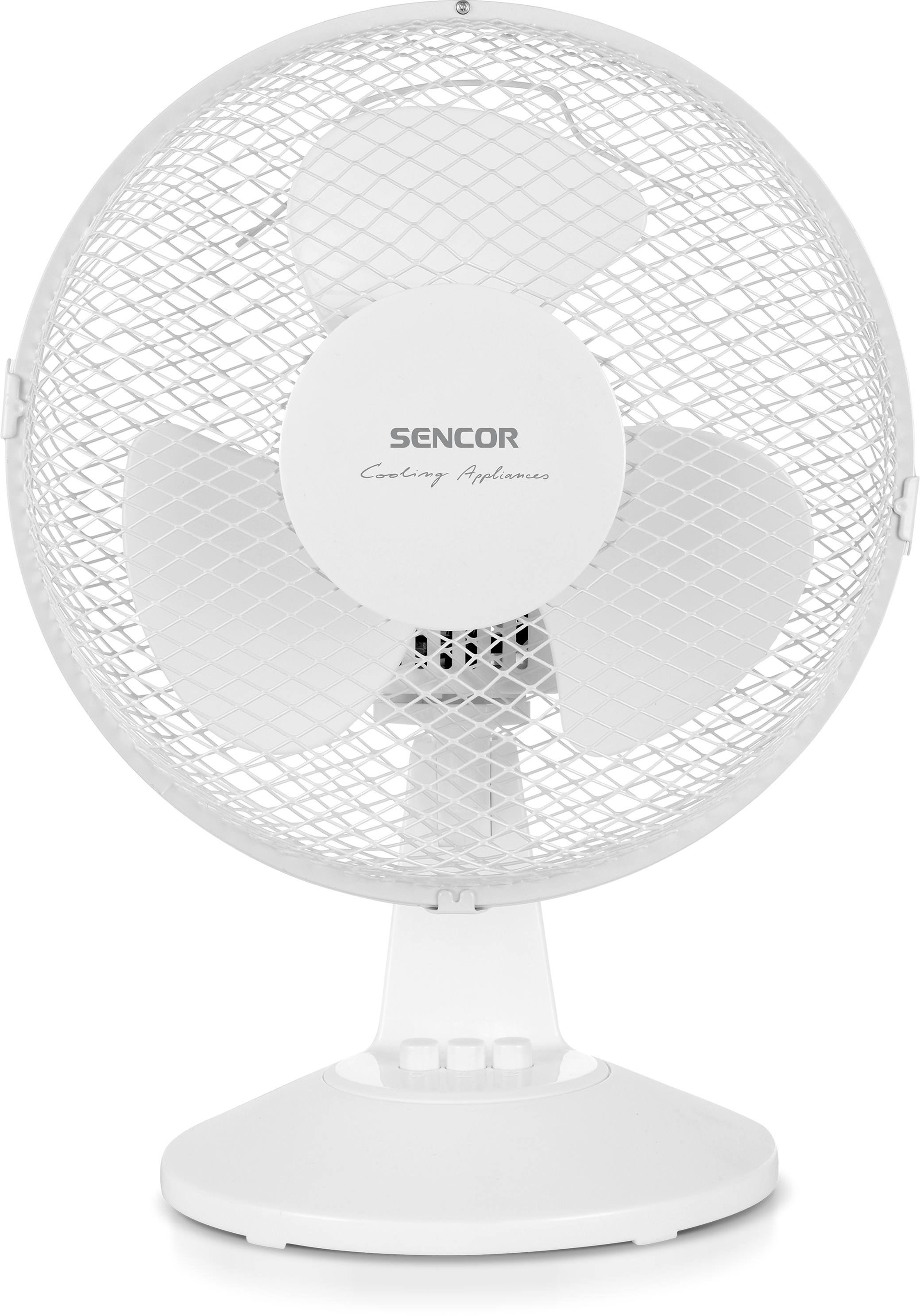 Вентилятор настольный Sencor SFE 2310WH белый фонтан настольный от сети маленький будда с книгой у фонтана 13х13х20 см