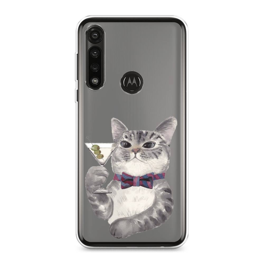 

Силиконовый чехол "Кот джентльмен" на Motorola Moto G Power 2020, Кот джентльмен