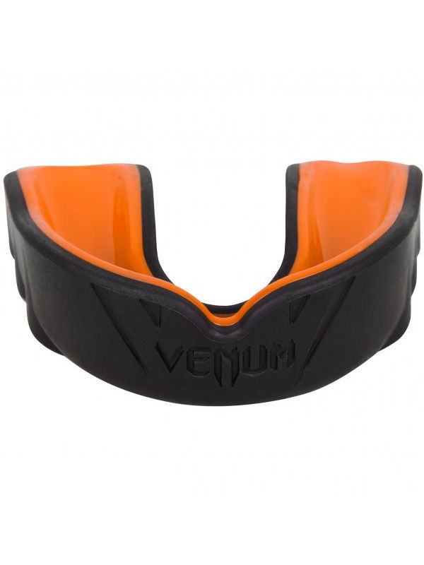 фото Капа боксерская с футляром venum challenger black/orange