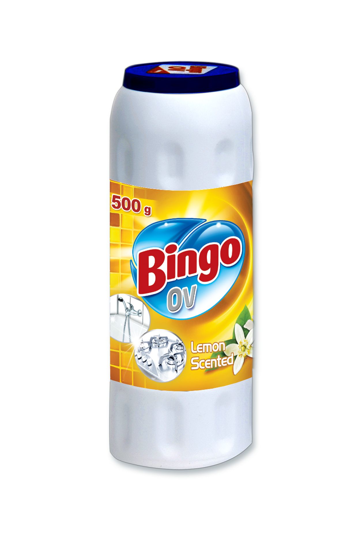 

Порошок чистящий Bingo ov lemon универсальный с запахом лимона 500г, BINGO OV