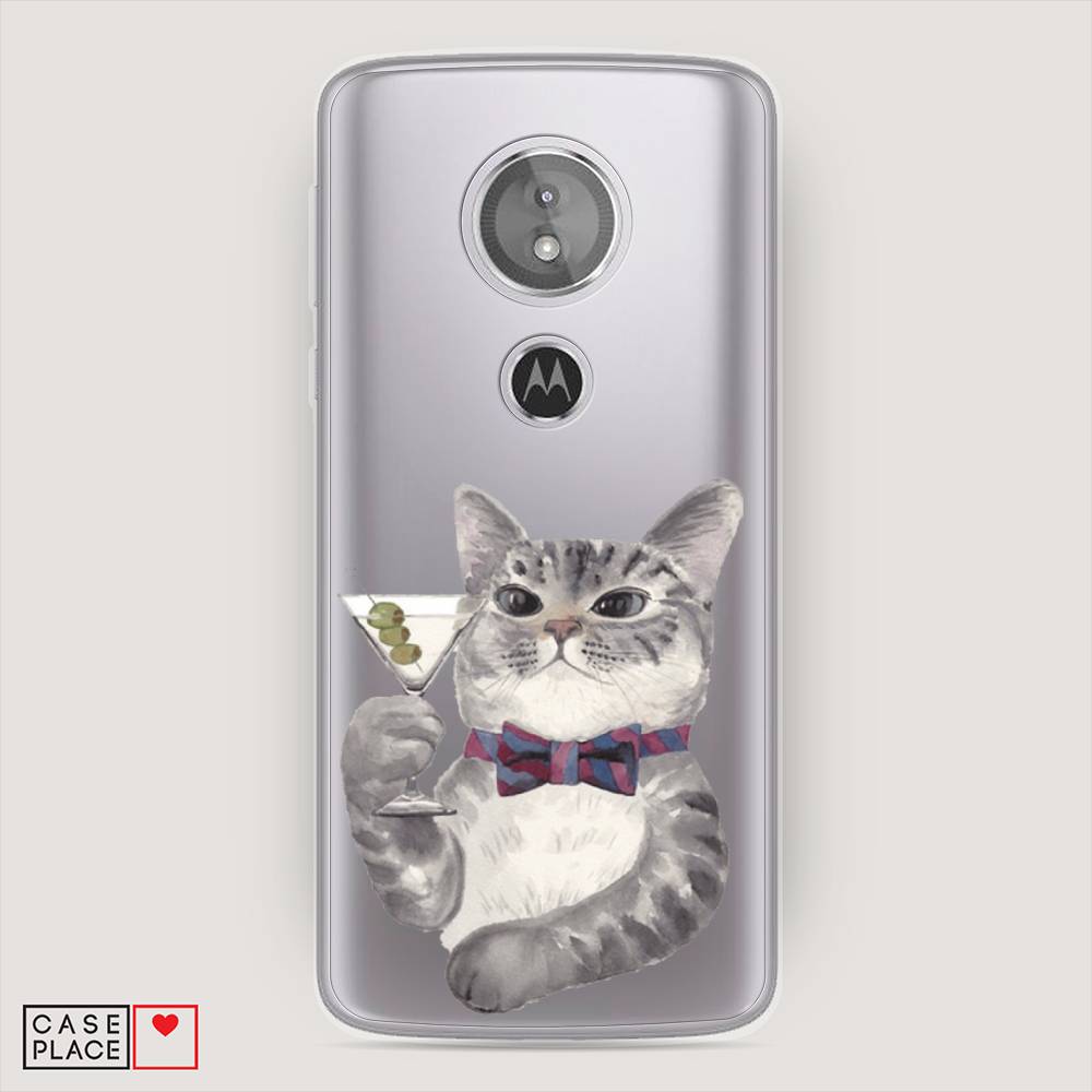 

Силиконовый чехол "Кот джентльмен" на Motorola Moto G6 Play, Кот джентльмен