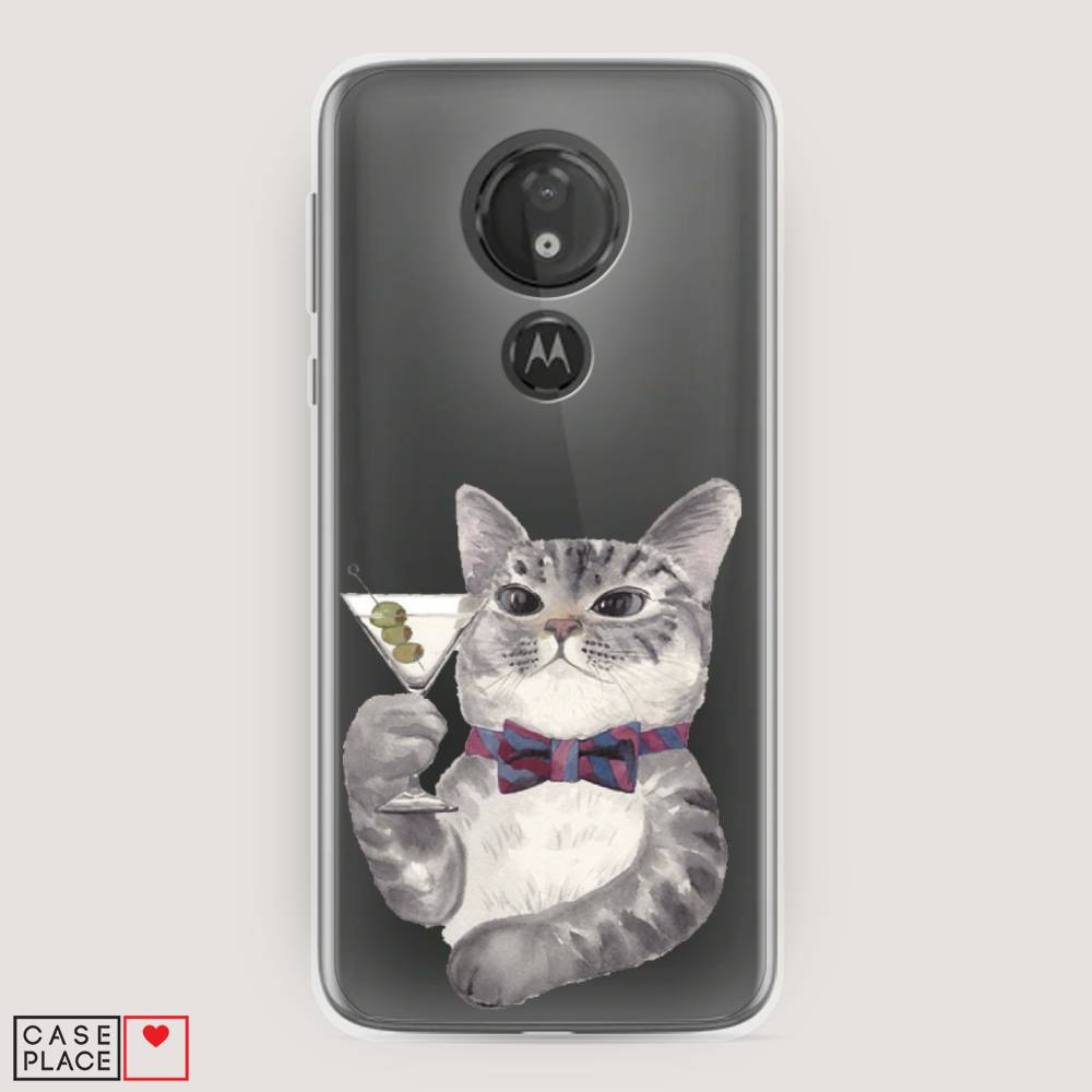 

Силиконовый чехол "Кот джентльмен" на Motorola Moto G7 Power, Кот джентльмен