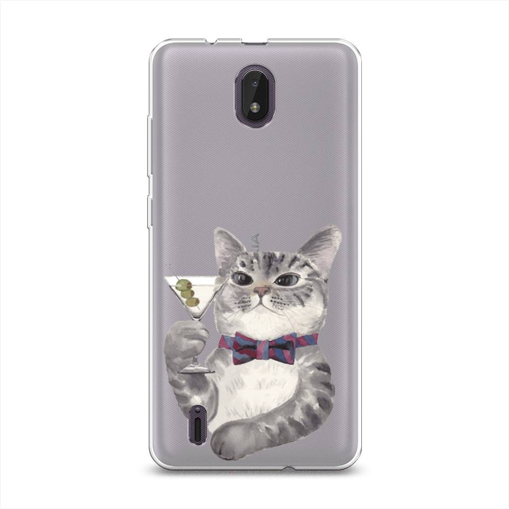 

Силиконовый чехол "Кот джентльмен" на Nokia C01 Plus, Кот джентльмен