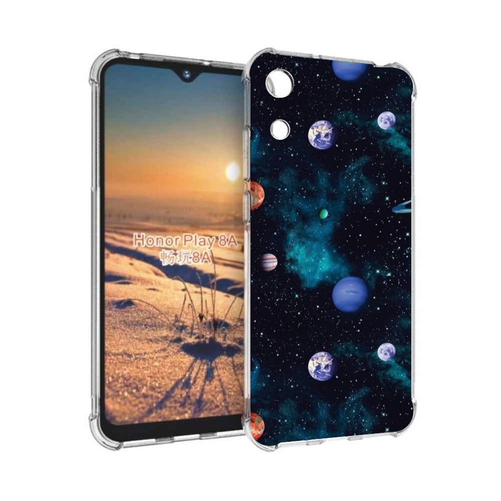 

Чехол бампер MyPads космическое-пространство для Honor 8A, Прозрачный, Tocco